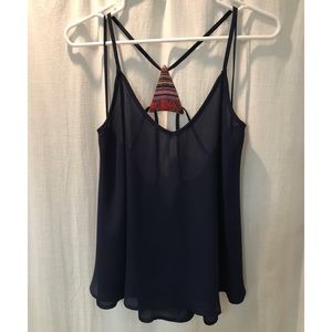 Navy Flowy Tank